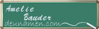 Amelie Bauder Visitenkarte